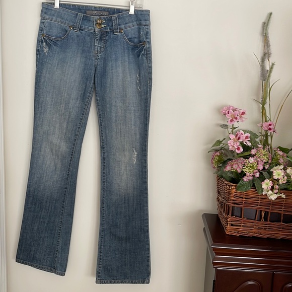 NWOT Vintage Level 99 boot cut blue jeans - Picture 2 of 10